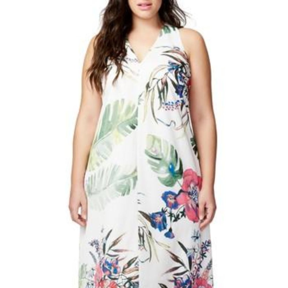 Rachel Roy Midi Length Dress in Havana Print